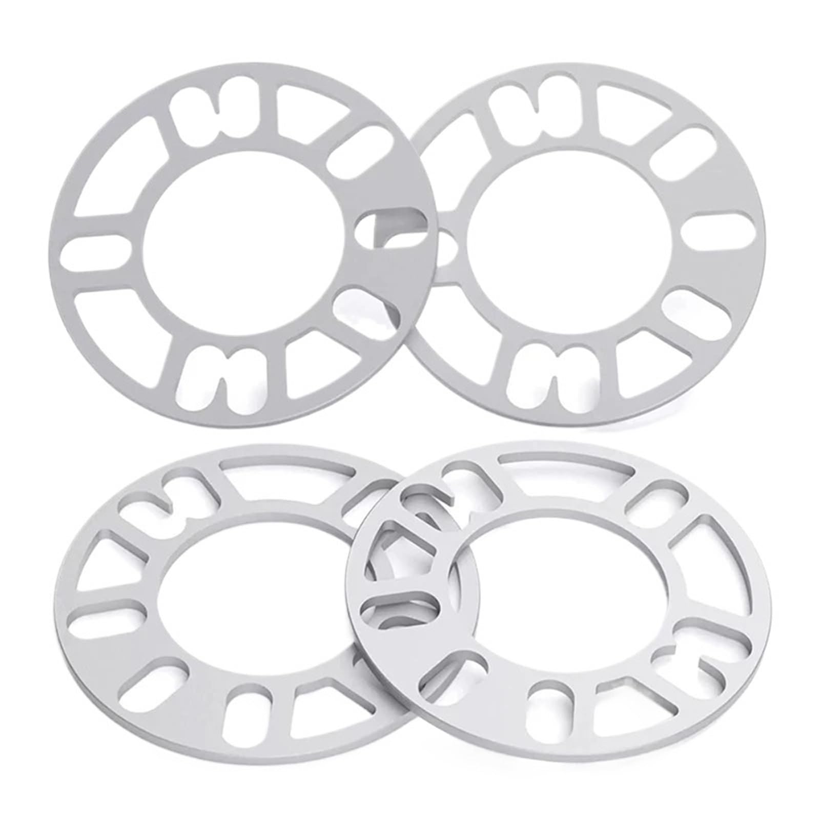 Dystanse kół Adapter dystansowy koła samochodowego podkładki podkładkowe płyta 4 szt. 4X98 4X100 4X108 4x110 4x112 4x114,3 5x100 5x110 5x112 5x115 Przekładki do opon(8mm Spacer adapter)