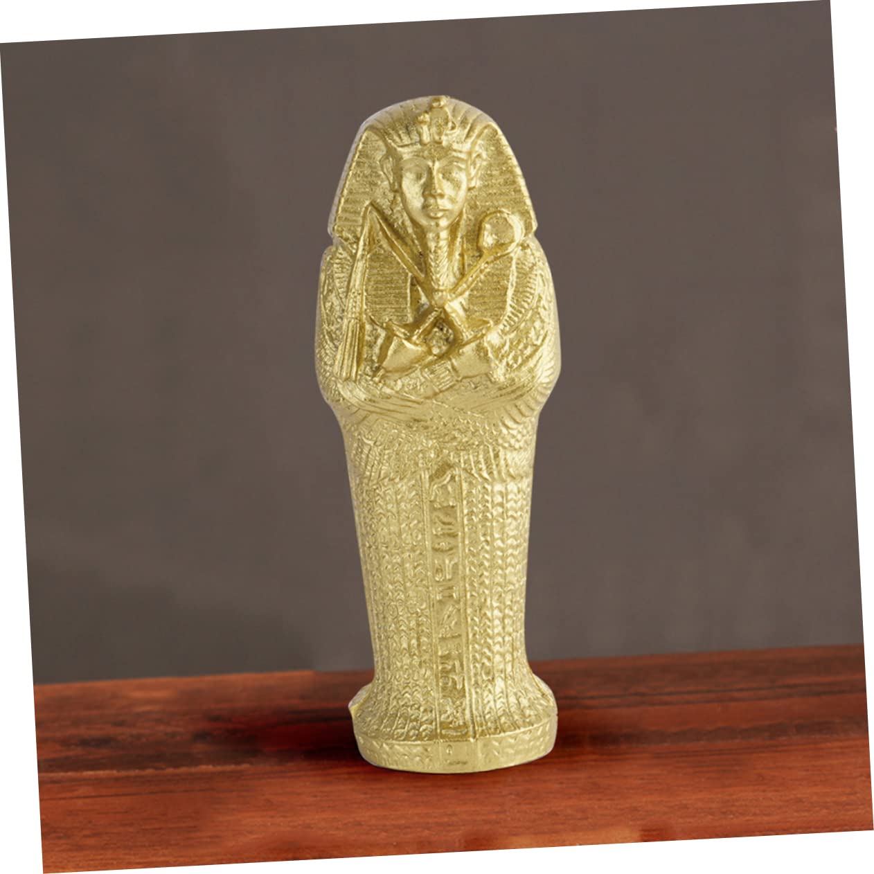 Amazon｜TOPPERFUN 2個古代エジプト風 ミイラの棺 樹脂工芸品 卓上装飾