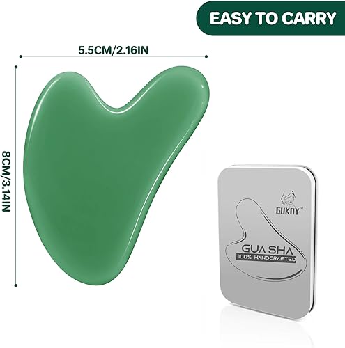 Miniatura 4 de Gua Sha Herramientas faciales, herramienta de masaje GuaSha, tablero de guasha para terapia de acupuntura de spa, tratamiento de punto de