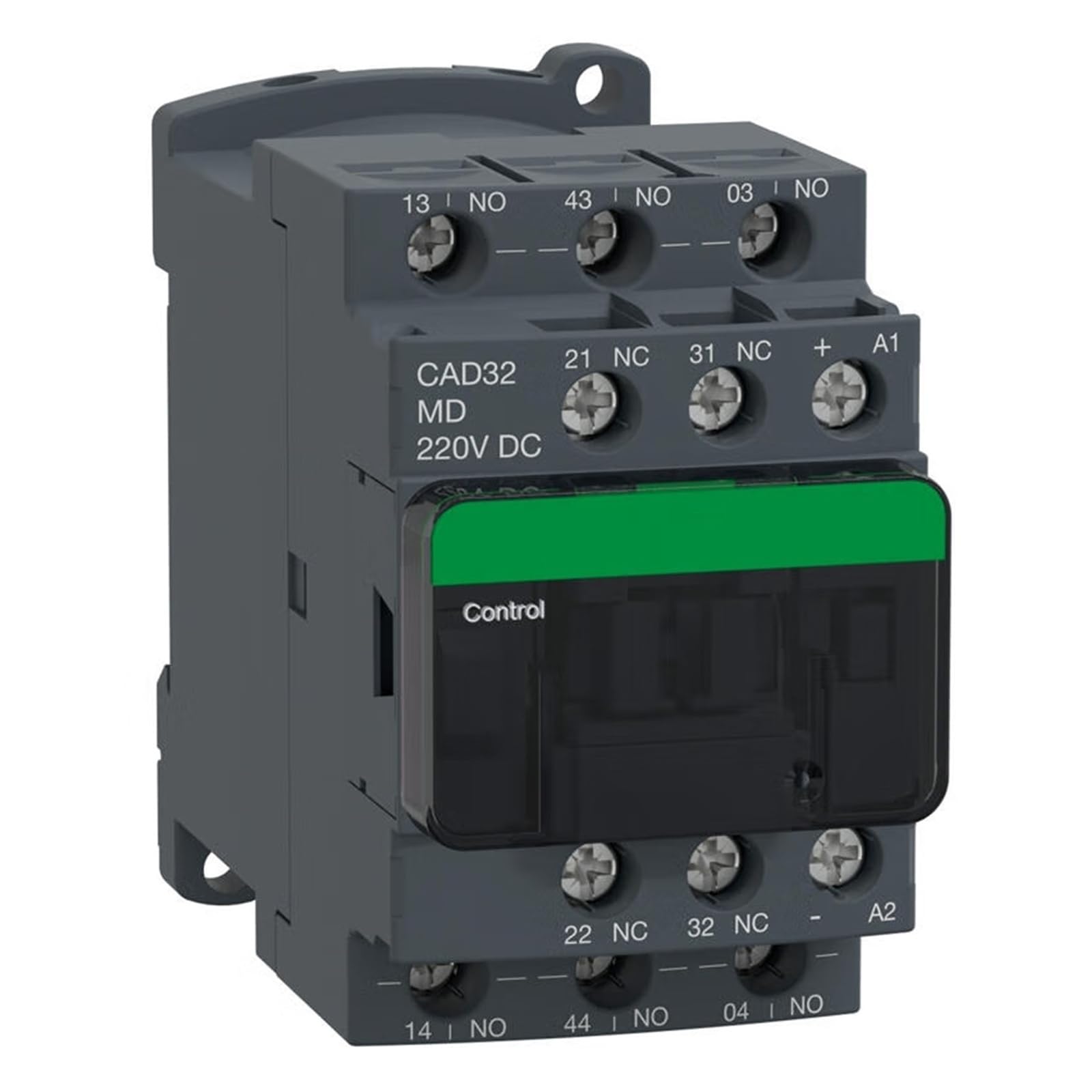 Relé de control CAD50M7C, 220 V, 50/60 Hz, 5 NO+0 NC | CAD50M7C