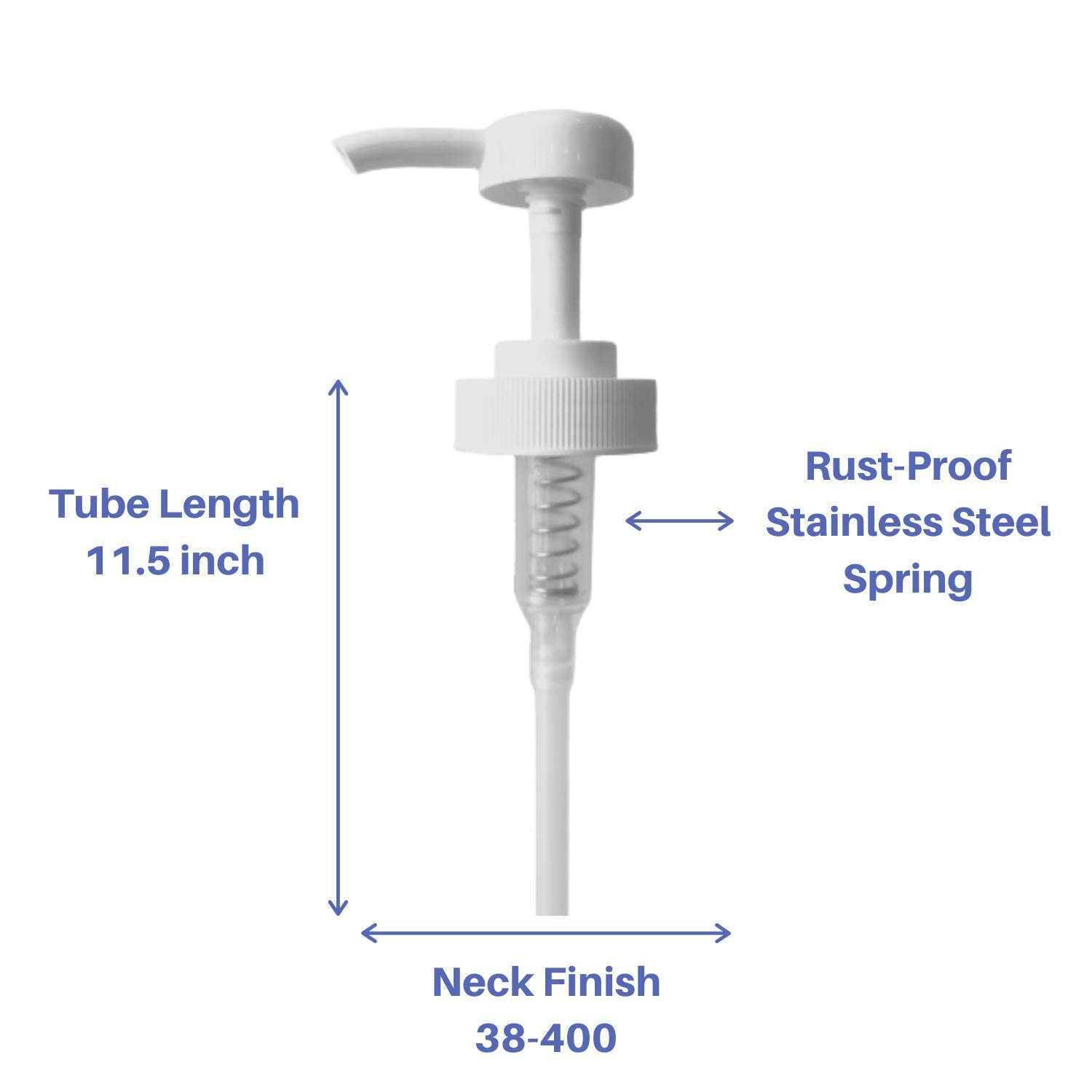 HI-TECH 1 Gallon Bottle Pump Dispenser for Gallon Jug (48)