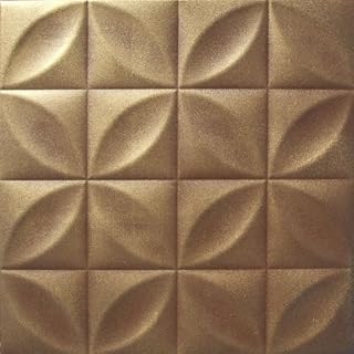 Faux Ceiling Tile - 20x20 Kloster Antique Gold Foam