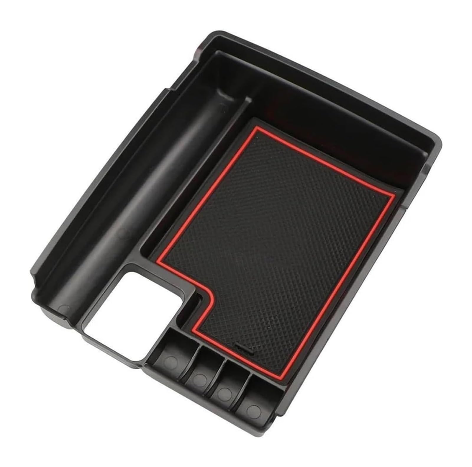 Hckclmbmzw Red For Nissan For X-Trail For Xtrail T32 For Rogue 2014-2022 Car Armrest Storage Box Central Console Tray Holder Organizer Accessories Car Armrest Center Console(Red)