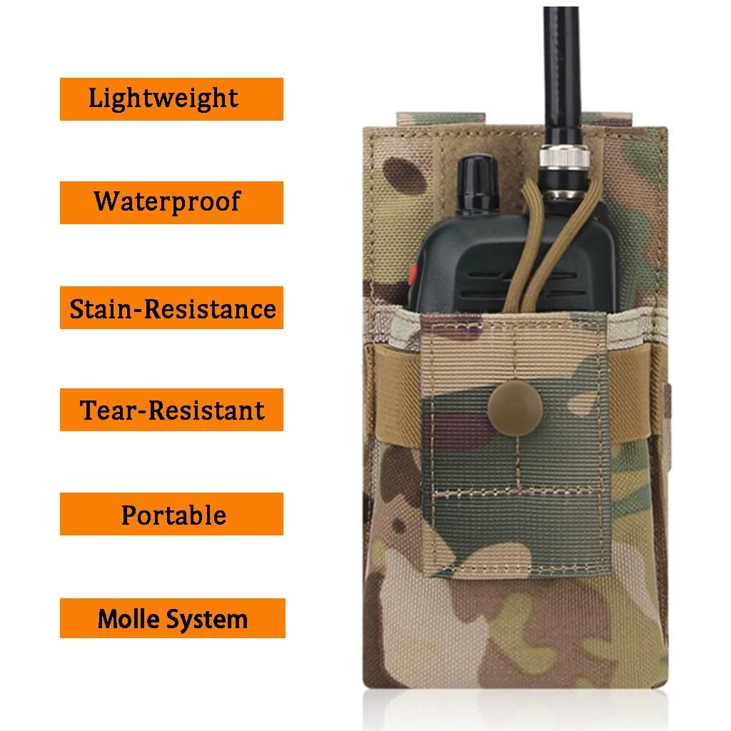 Étuis for Radio, Pochette for Talkie-walkie, Sac d'interphone, étui Radio, Accessoires for Ceintures de Service, Porte-Radio Universel, Pack Radio
