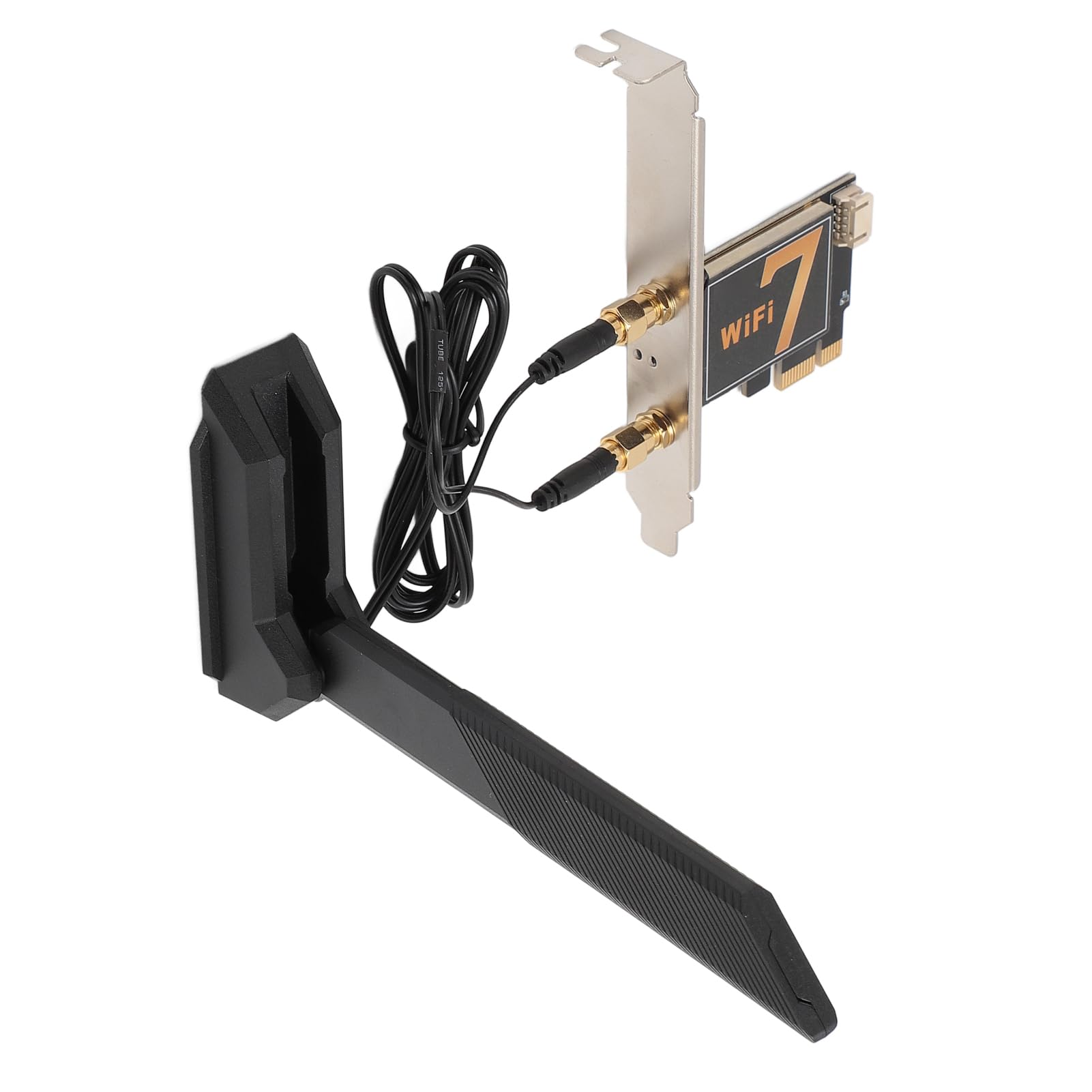 BE200NGW PCIE Carte WiFi Carte Réseau Fil Haute Vitesse 8774 Mbps pour Jeux de Bureau et Streaming Noir