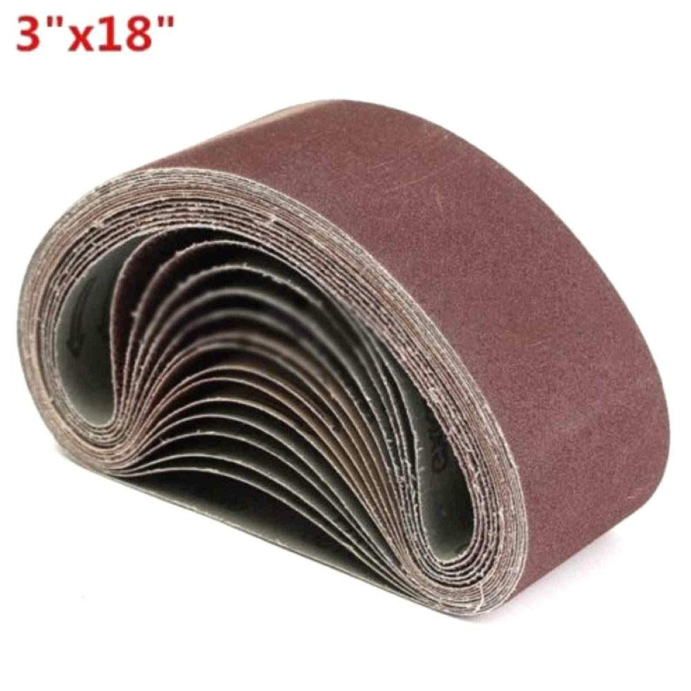 10 Uds 75x457mm bandas de lijado P40 - P1000 banda abrasiva de pantalla de lijado para madera suave metal pulido banda abrasiva, 320#