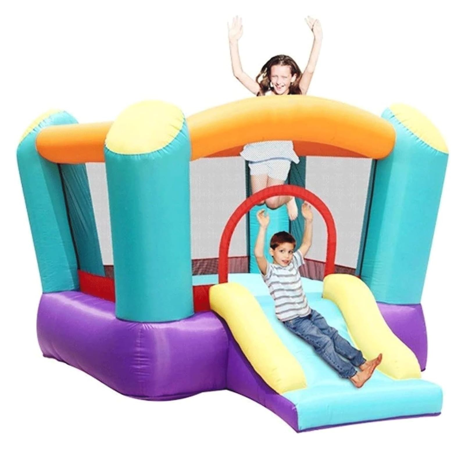 Castello gonfiabile, Grande trampolino quadrato for attrezzature da parco giochi impertinente