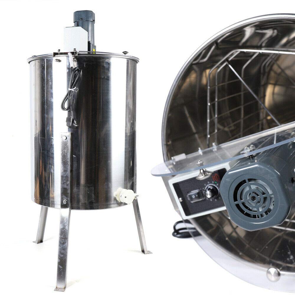 Essoreuse à miel électrique, 100 cm, 4 cadres, en acier inoxydable, extracteur de miel électrique, apiculture, 220 V, 120 W