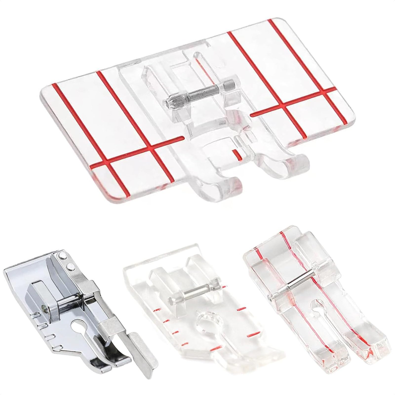 4Pcs Sewing Machine Presser Foot Accessories Multifunctional Accessories