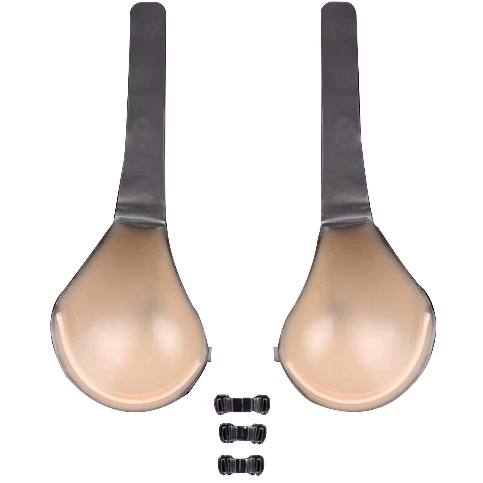SENSEN Soutien-Gorge adhésif ， Soutien-Gorge Push-up sans Dossier Couvre-mamelons Soutien-Gorge sans Bretelles Couverture de Levage Invisible du Sein