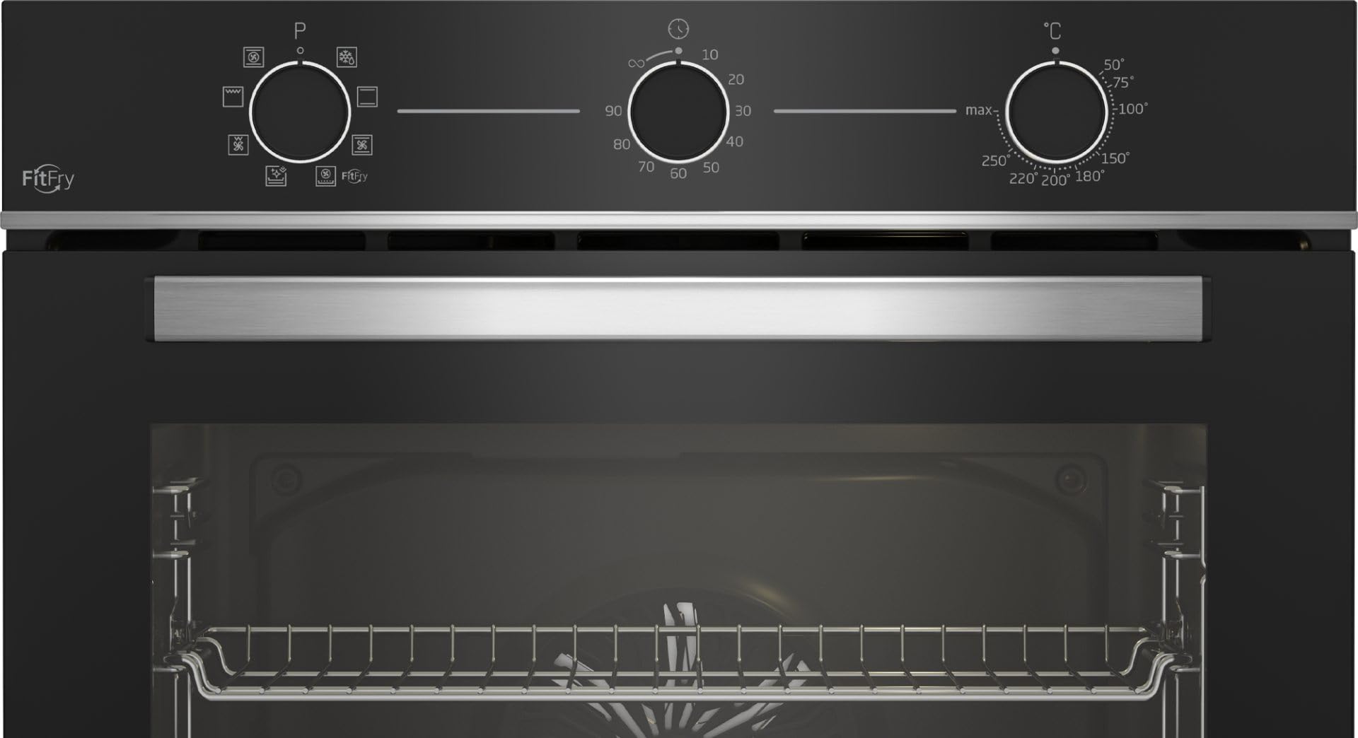 Beko BBIMA13100X Forno Multifunzione da Incasso 60 cm Cristallo Nero e Inox, 72L, Wi-Fi HomeWhiz, Classe A
