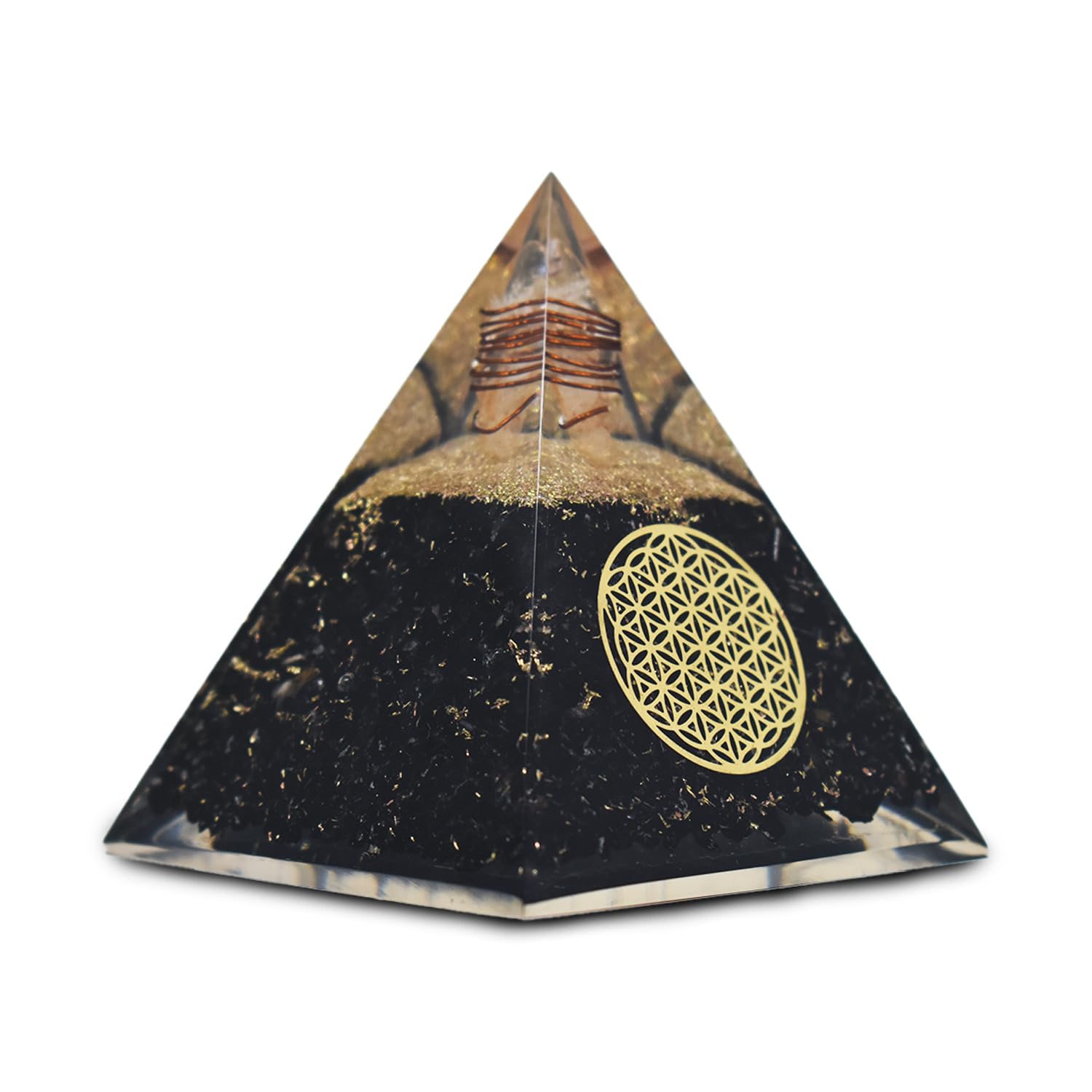 Black Tourmaline Orgonite Pyramid