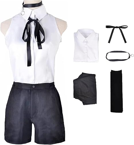 即発送　チェンソーマン　レゼ　Ｓ　ウィッグ付　コスプレ衣装 61NjfdsH9pL._AC_SX466_.jpg