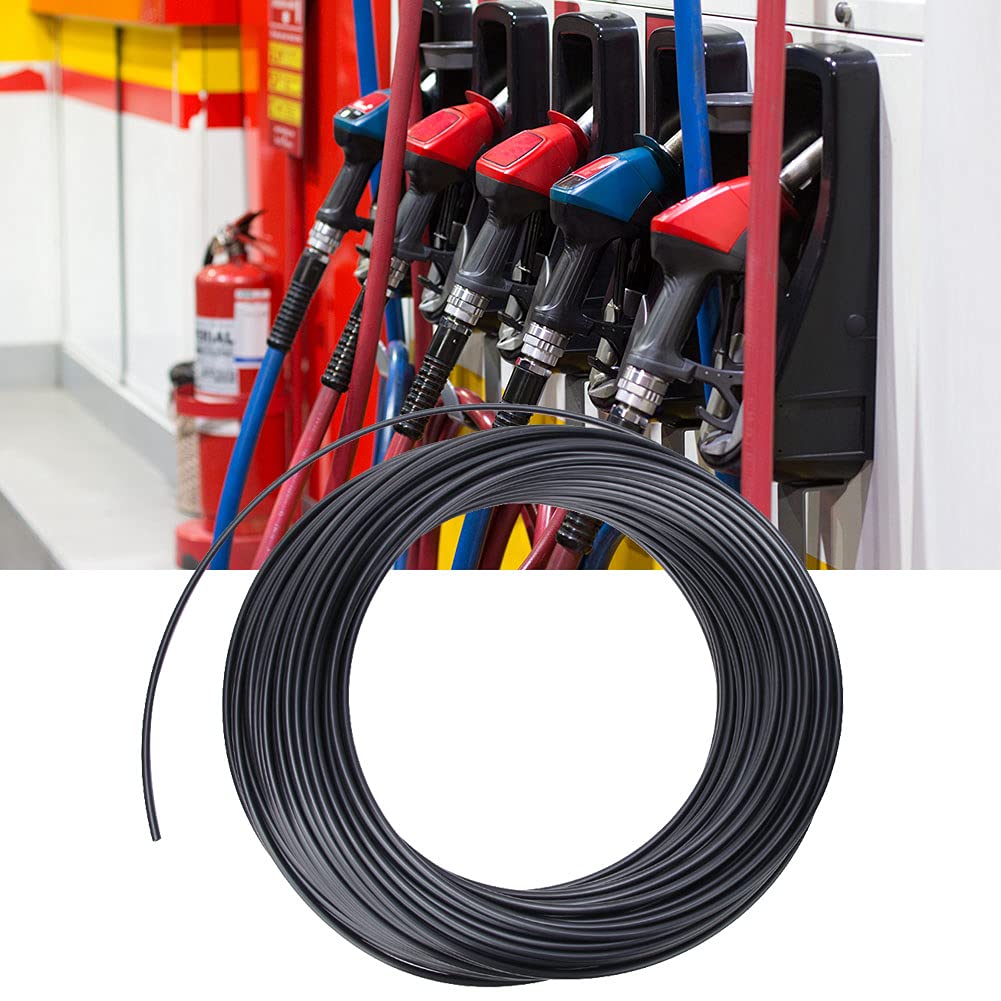 SCHWARZER NYLON-HOCHDRUCK-PNEUMATISCHER SCHLAUCH, FLEXIBLER ROHR, LUFT-WASSER, 100 m (6 * 1 schwarz*100M = 6 * 4 schwarz*100M)