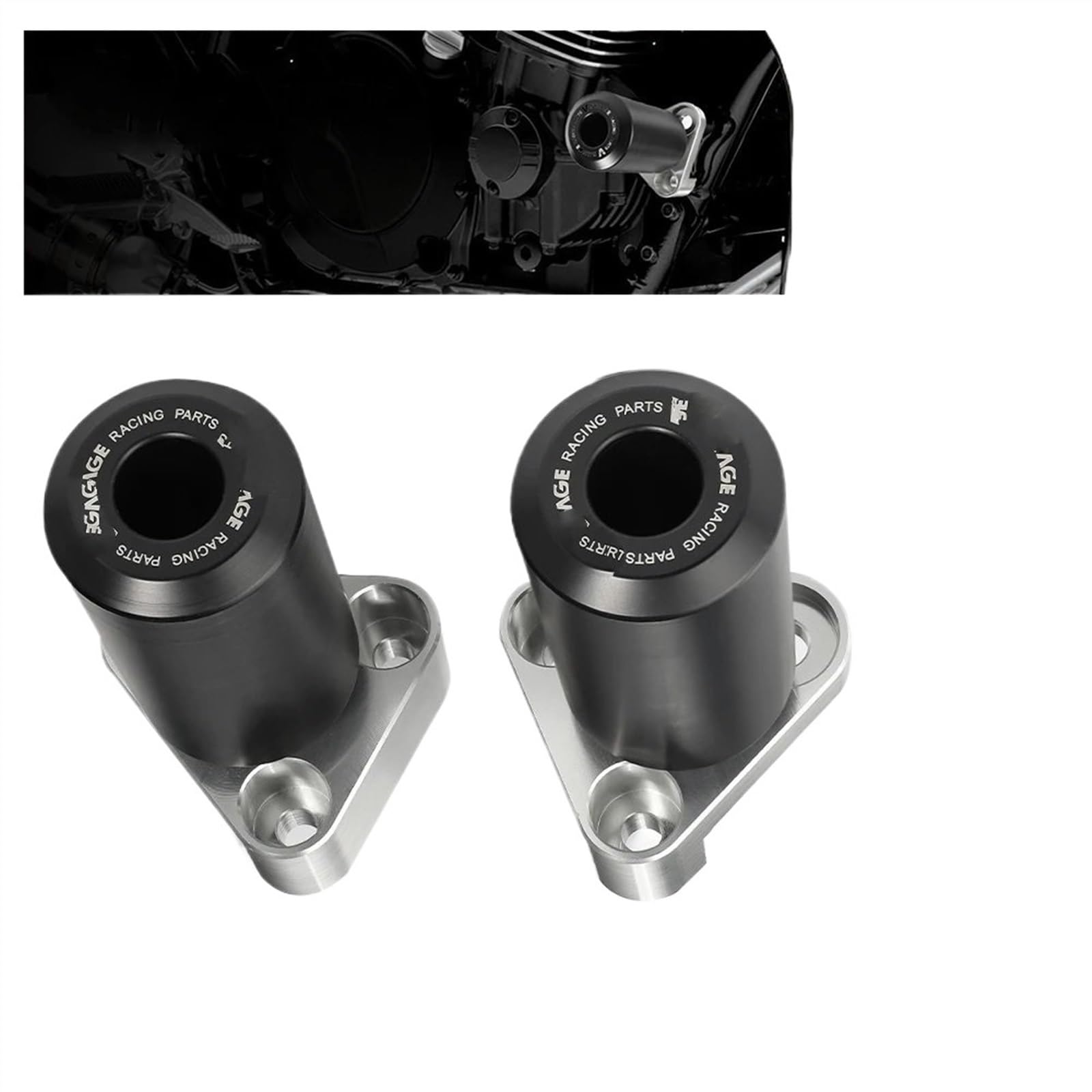Crash-Kappen Sturzpads Crash-Schutz Für Yamaha Für XJR 1200 1300 C Racer Motorradzubehör Motorrad-Motor-Fallschutzpolster Auspuffrahmenschieber