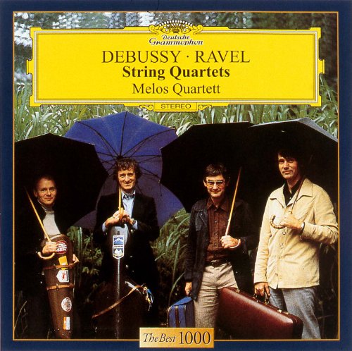 メロス四重奏団 MELOS QUARTETT ドビュッシー&ラヴェル:弦楽四重奏曲 DEBUSSY & RAVEL: STRING QUARTETS