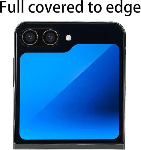 Miniatura 6 de Protector de pantalla de privacidad interior para Galaxy Z Flip 5, película suave + exterior anti-azul anti-espía espejo de vidrio templado