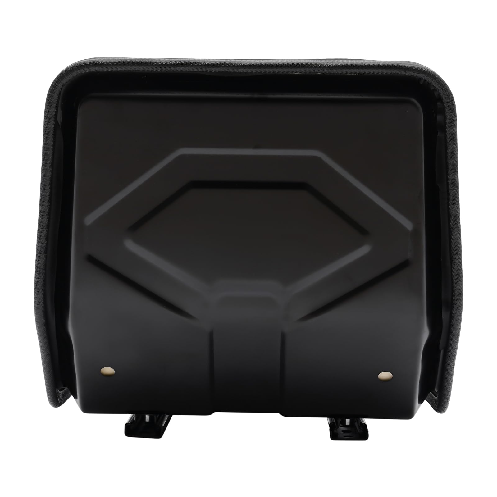 Multi-Winkel-Sitz, Aufsitzmäher Rasentraktor Minibagger Sitzschale PVC mit Verstellbarer Rückenlehne, Rasentraktor Minibagger Staplersitz (Black)