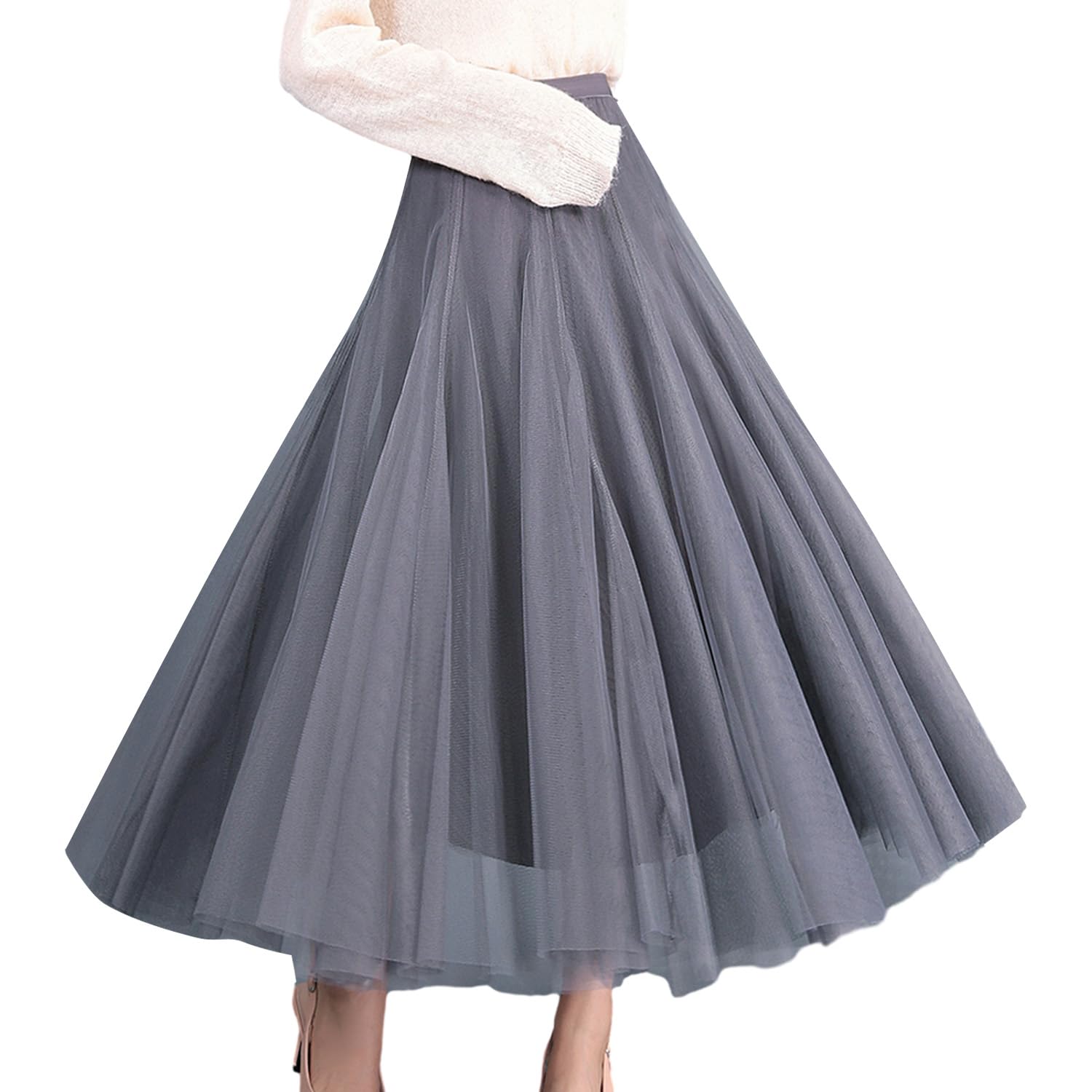 lig.sheer volume skirt M グレー lig. sheer volume skirt gray S 【公式通販】