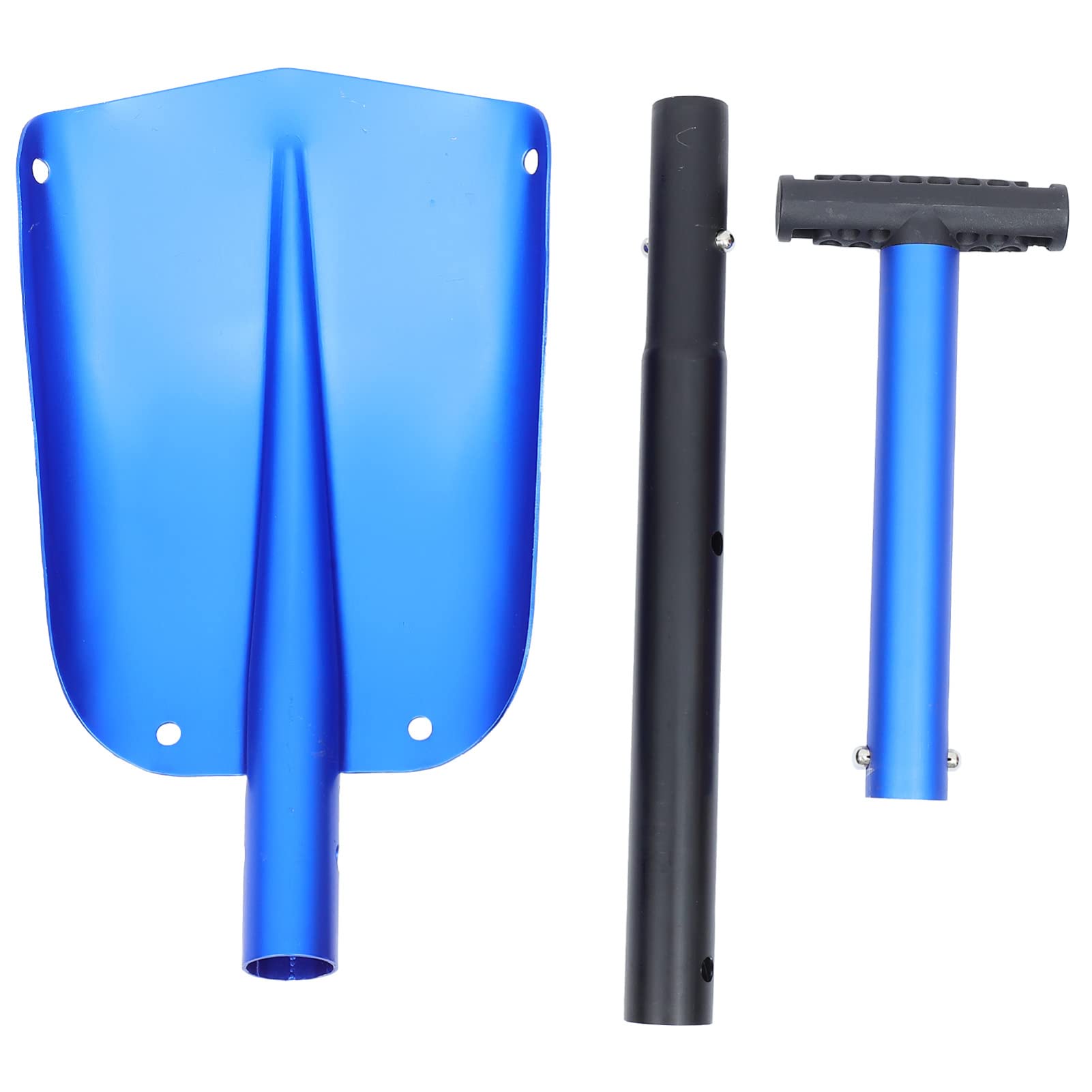 Angoily 1pc Telescopic Folding Shovel Tools Aluminum Alloy Shovel Snow Removal Tool Vehicle Shovel Disaster Prevention Tool Foldable Ice Shovel Snowtrowel Portable Small Shovel Travel