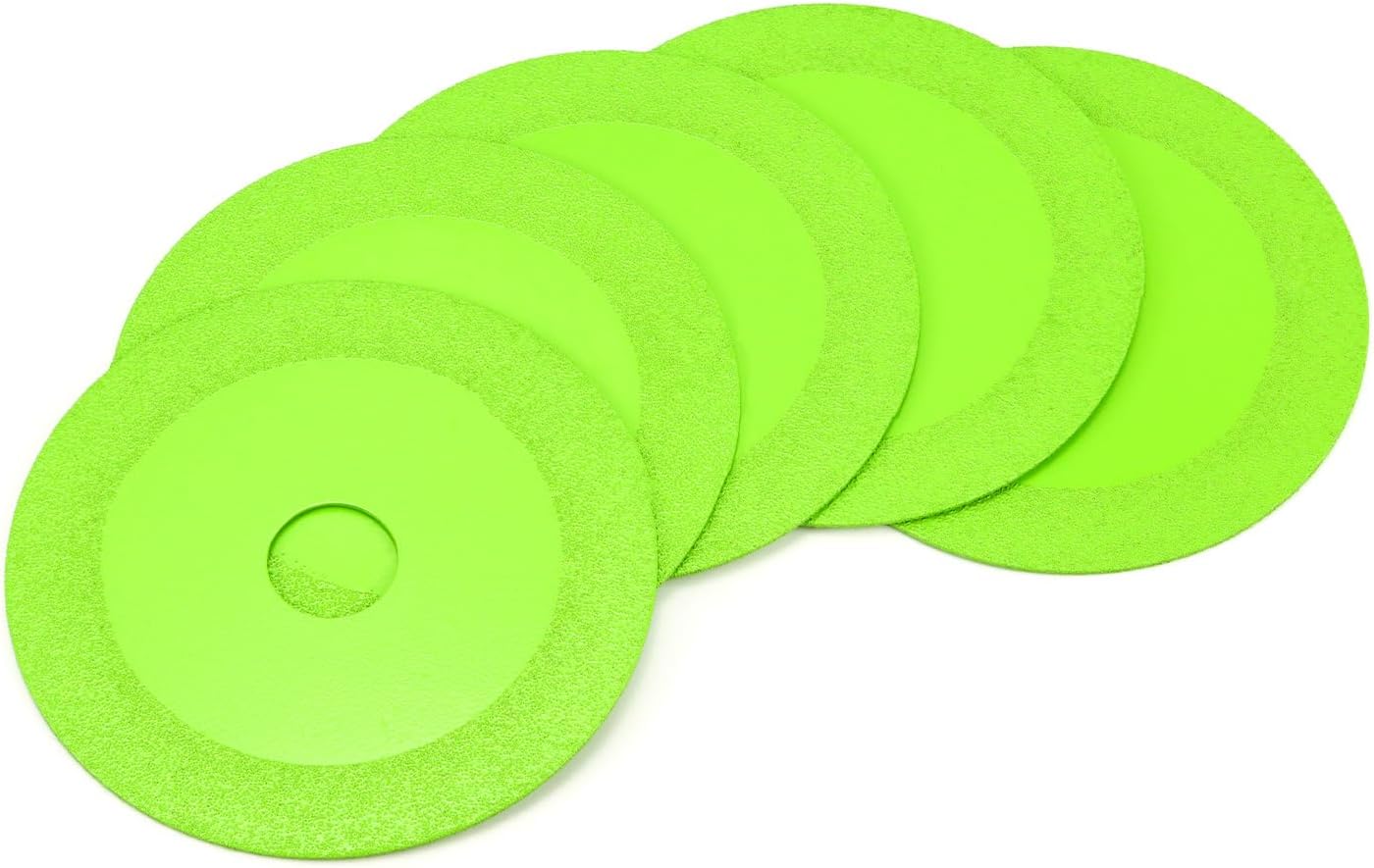 QWORK® 5 Pieces Glass Cutting Disc Set, 100 x 15 x 20mm, Suitable for Glass, Jade Crystal