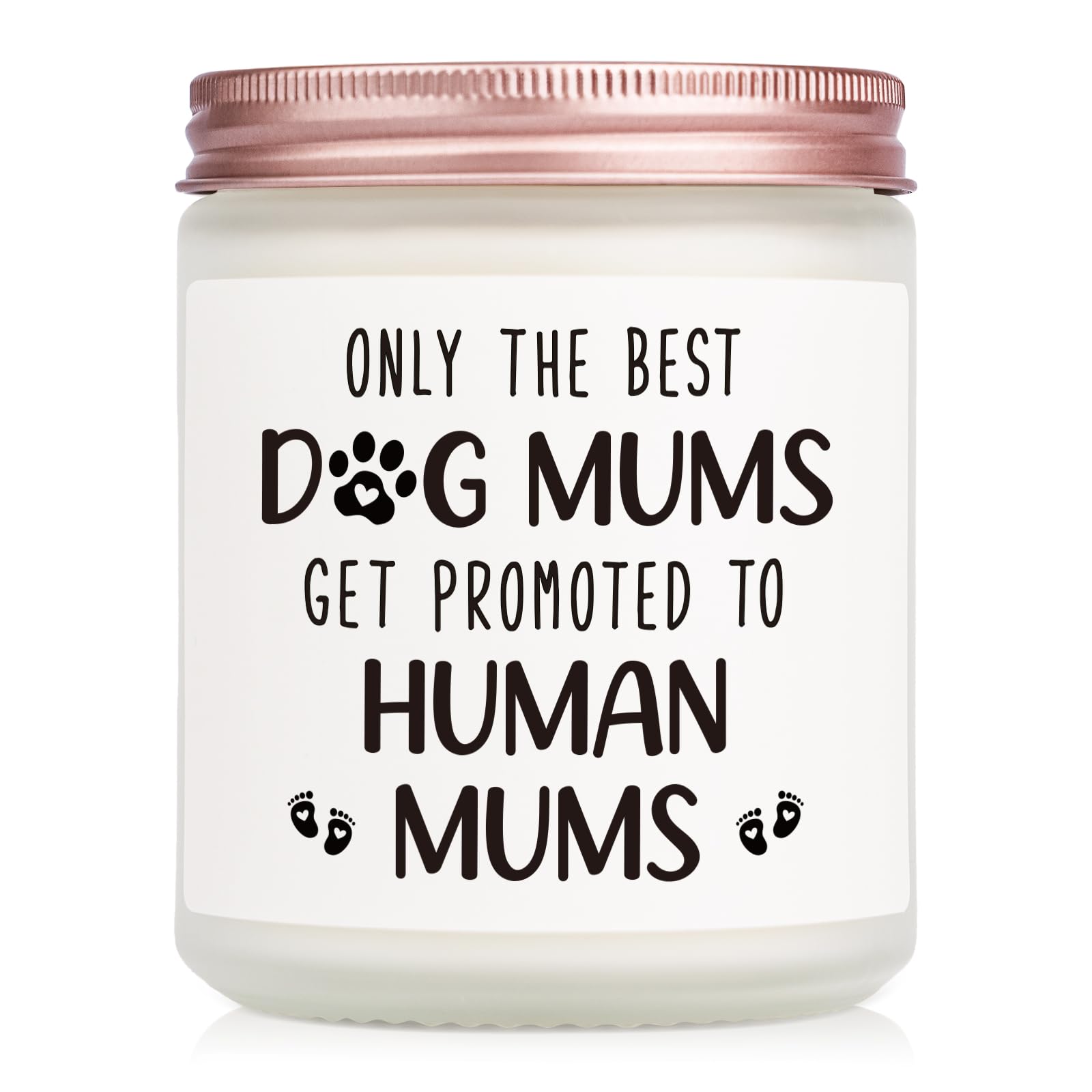 Greatabox Mum to Be Gifts, Presents for New Mum, Funny Dog Mum Pregnancy Candle for Expecting Mum, Mummy to Be Presents for Wife Friend Sister, Lavender Scent New Mum Candle