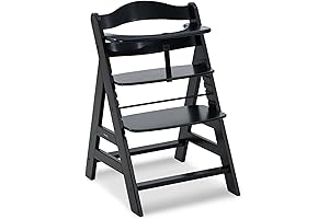 Hauck High Chair - Alpha Plus Grow Along Solid Beechwood