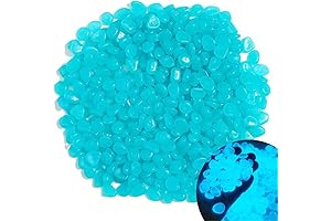 Glow in The Dark Stones Outdoor - 1000 Pcs Premium Glowing Rocks
