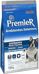 Ração Premier para Cães Adultos Castrados Sabor Frango e Salmão 1kg