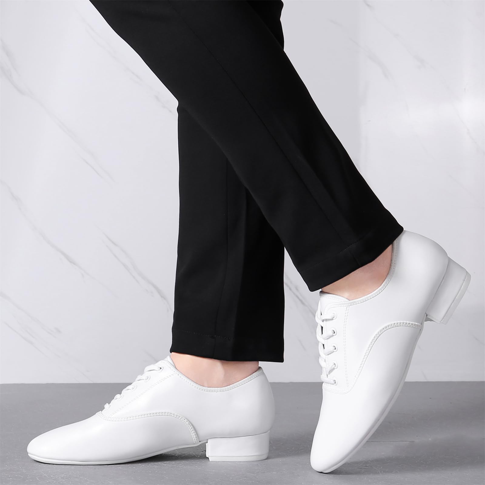 Zapatos De Baile para Hombre Tacón Bajo Oxford Zapatos De Salón Modernos Latinos