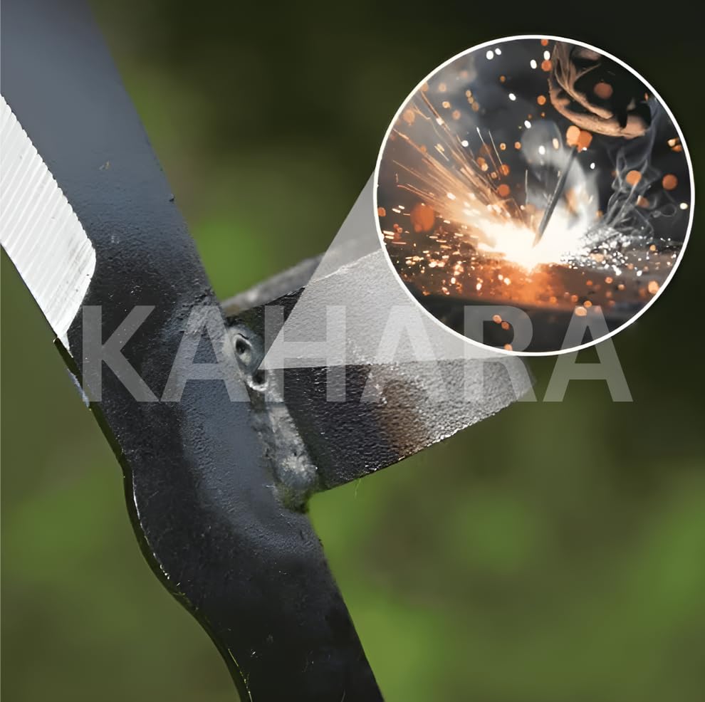 Image of Kahara Heavy Coconut Plucker | Grass Sickle Cutter Head for Grass, Weeds, Gardening, Harvesting and Farming | Grass Sickle for Tree Branches | Grass Cutter Tools (Material : Heavy)
