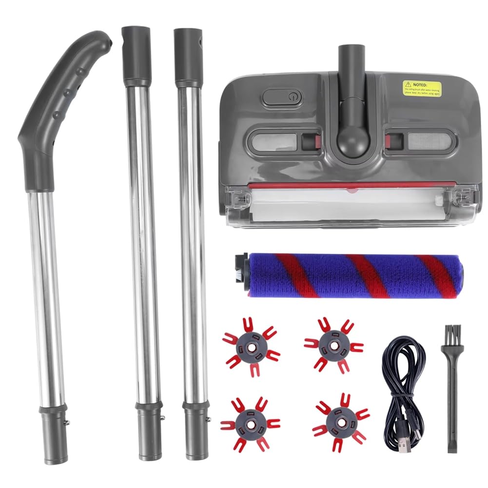 Koolenry Cordless Electric Sweeper & Mop Handheld Floor Cleaner for Carpets for Carpets and Hard Floors