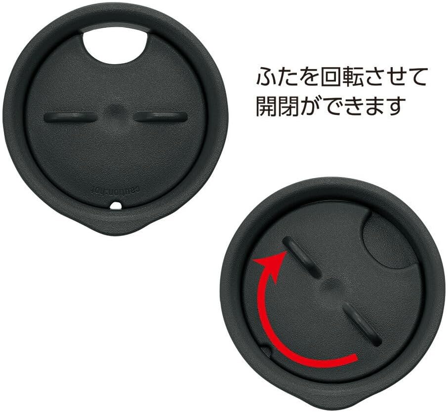 ザッカLab. ギフト ステンレスタンブラー ペアセット 450ml ブラック&times;ピンク｜ 保温 保冷 蓋付き かわいい 2個セット