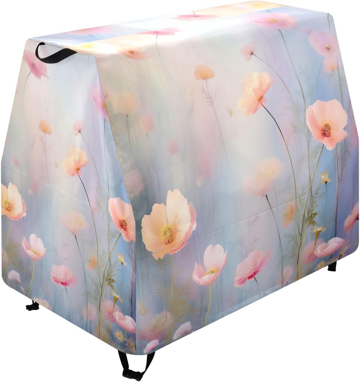 Wildflowers Painting Kids Water Table Cover Fit Step2 Rain Showers Splash Pond Water Table, Waterproof Dust Proof Anti-UV Outdoor Toys Cover-Cover only