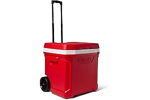 Igloo Red Profile II 60 Roller Cooler
