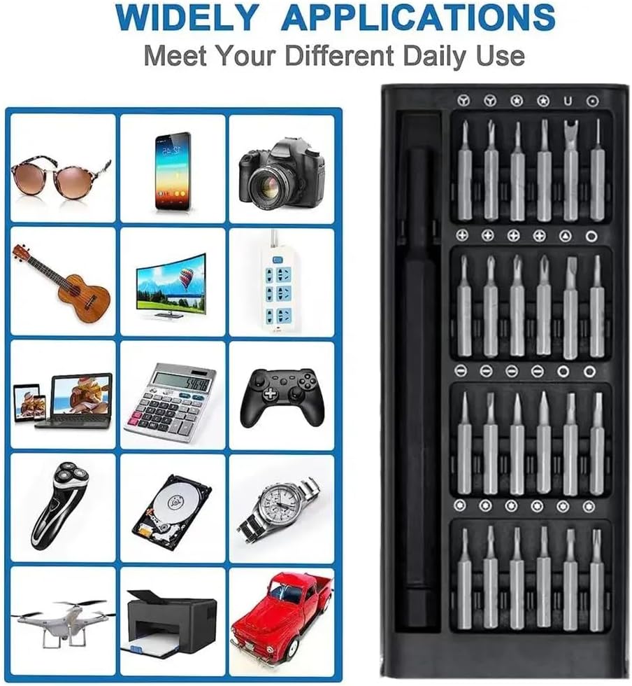 Precision Screwdriver Set 24 in 1 Magnetic Phillips Torx Screw Driver Bits Hand Repair Tools for iPhone PC Game Console DIY