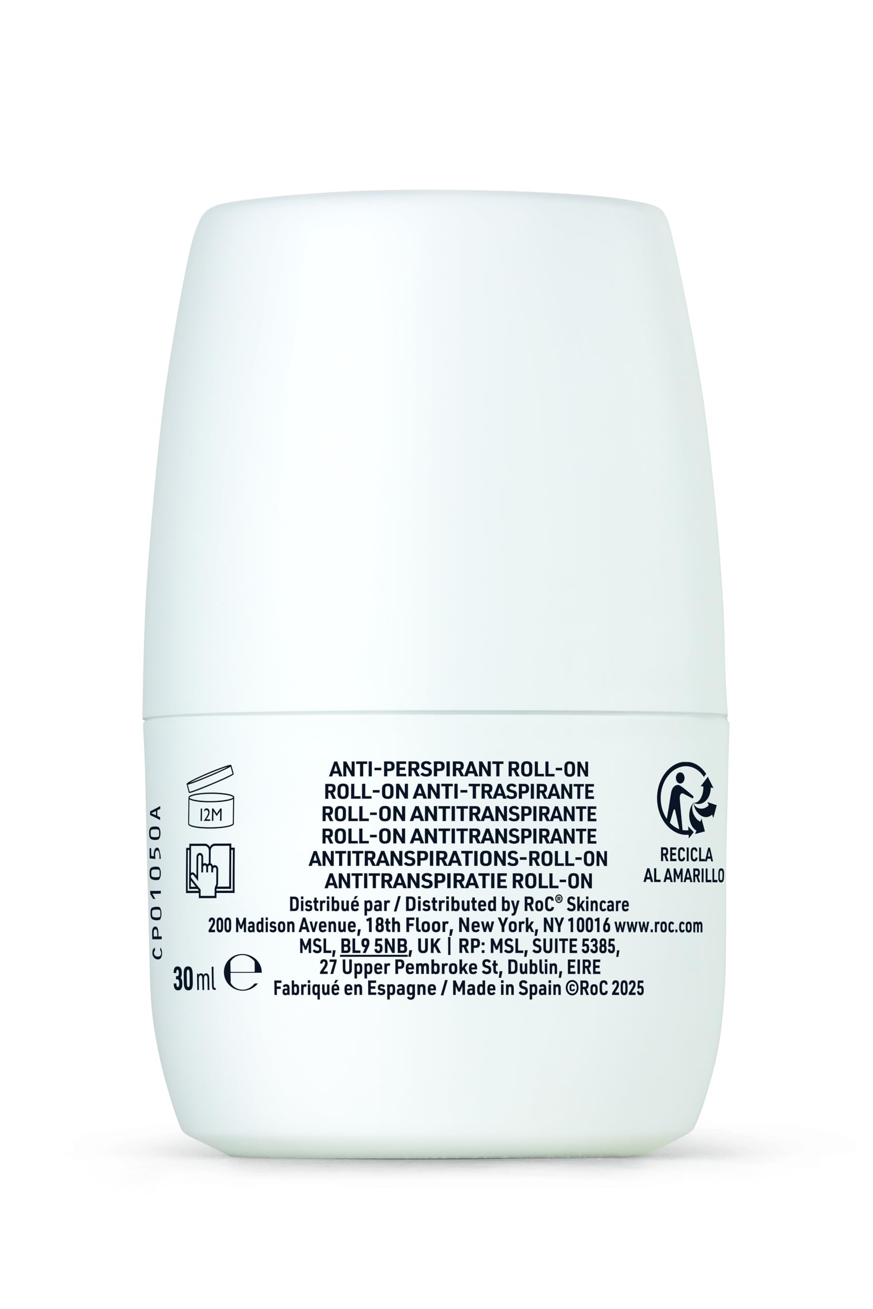 RoC KEOPS Tratamiento antitranspirante | Roll-On sin perfume para sudoración excesiva | 30 ml — view 3