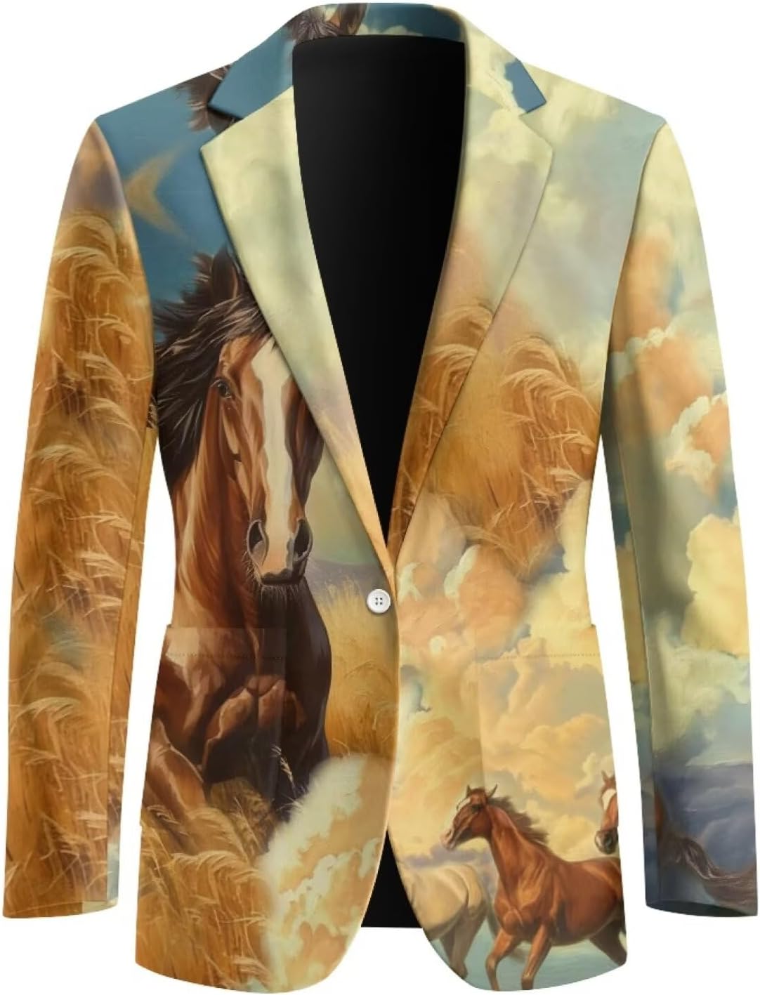 TOADDITDO Men Blazers Lightweight Suit Jacket Open Front Long Sleeves Sport Coat Holiday Party Outfits,S-5XL