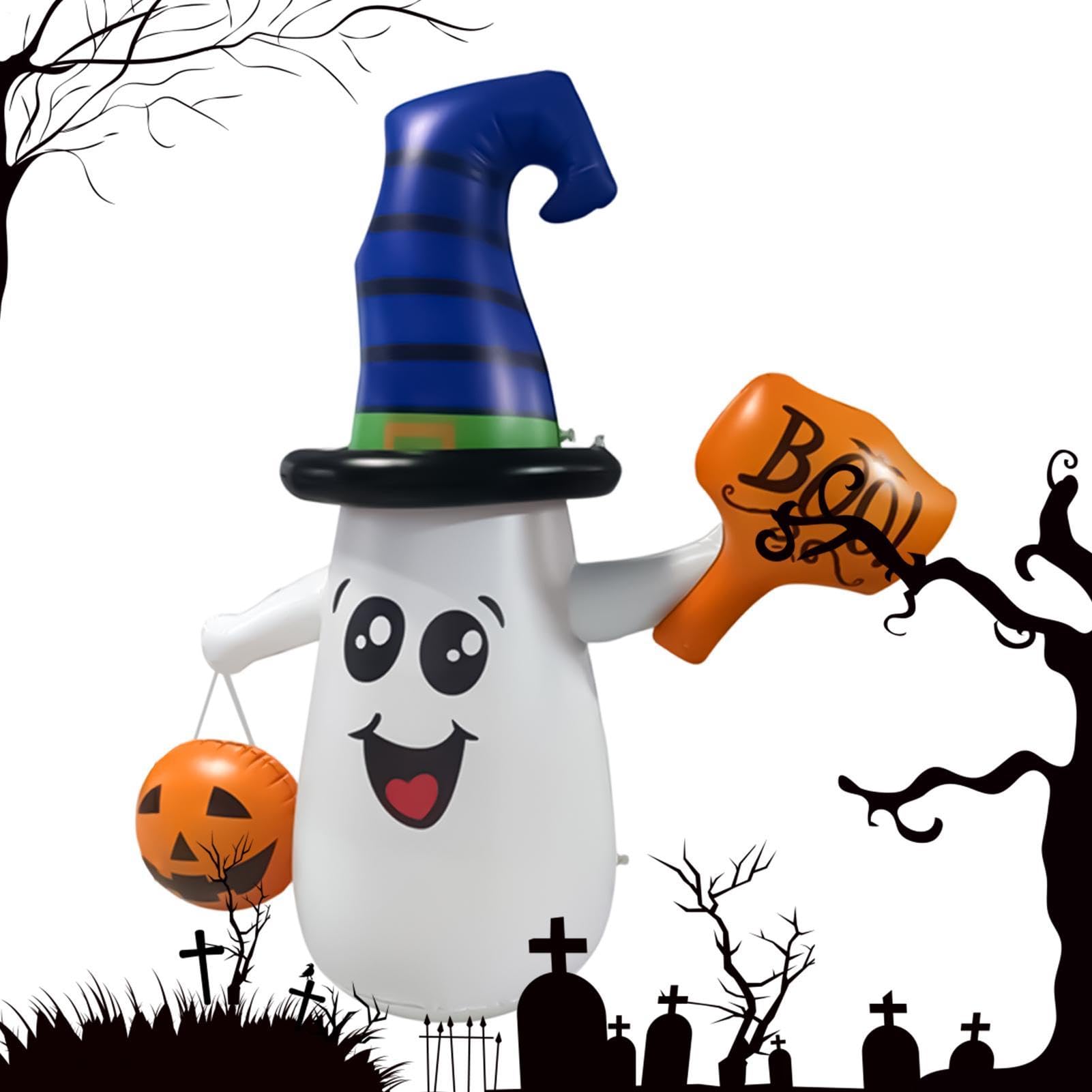 Chapeau gonflable décoratif pour Halloween en plein air et