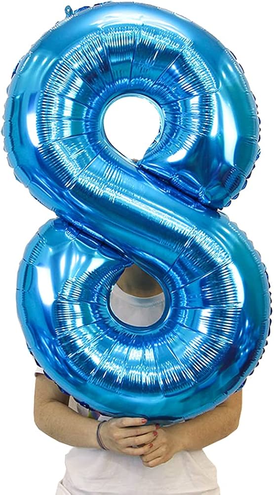 2 Numero di Palloncini 14, Numeri 14 Anni Compleanno Decorazioni Blu