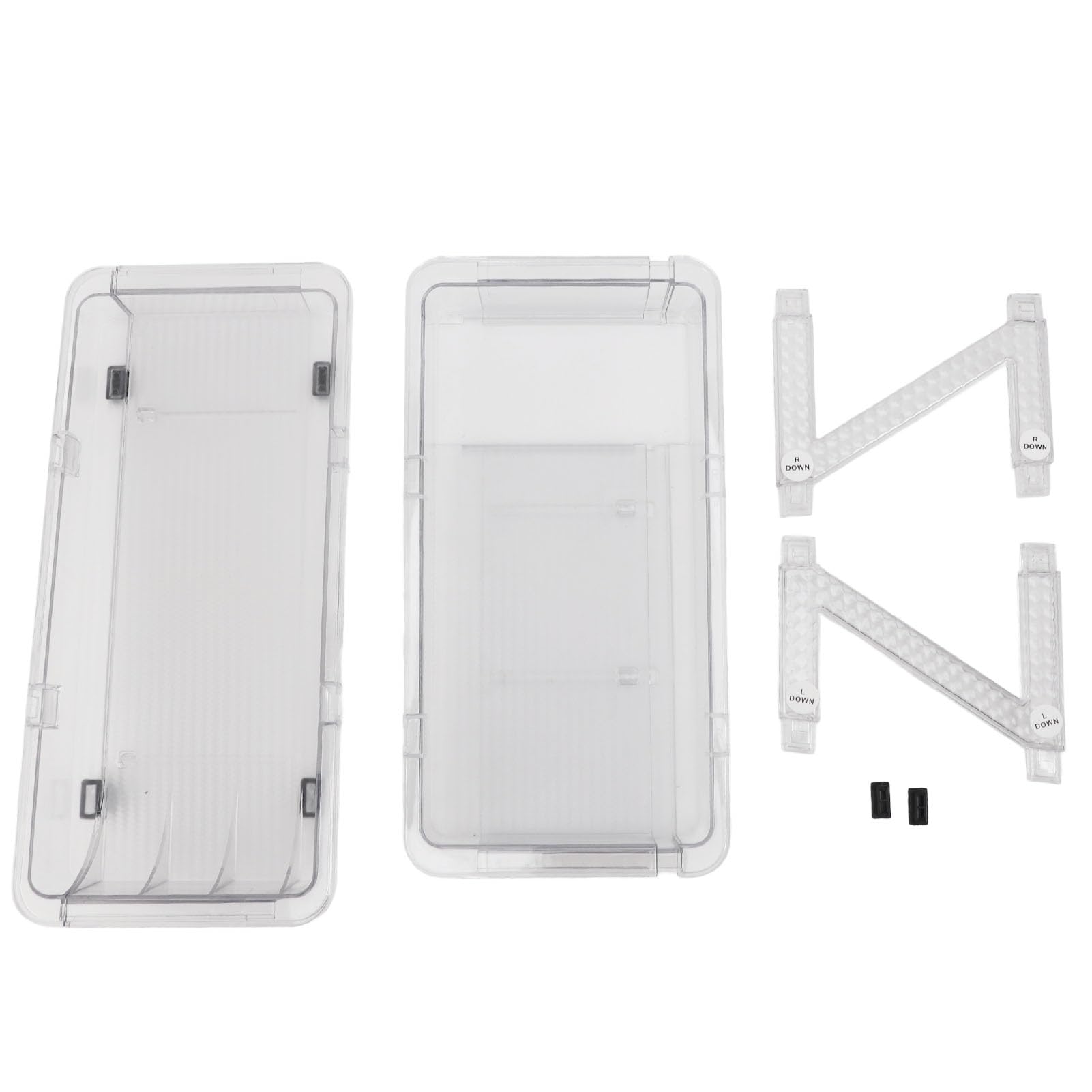 MOZUO Refrigerator Organizer Rolling Soda Organizer Adjustable width Stackable Suitable for Refrigerator, Pantry