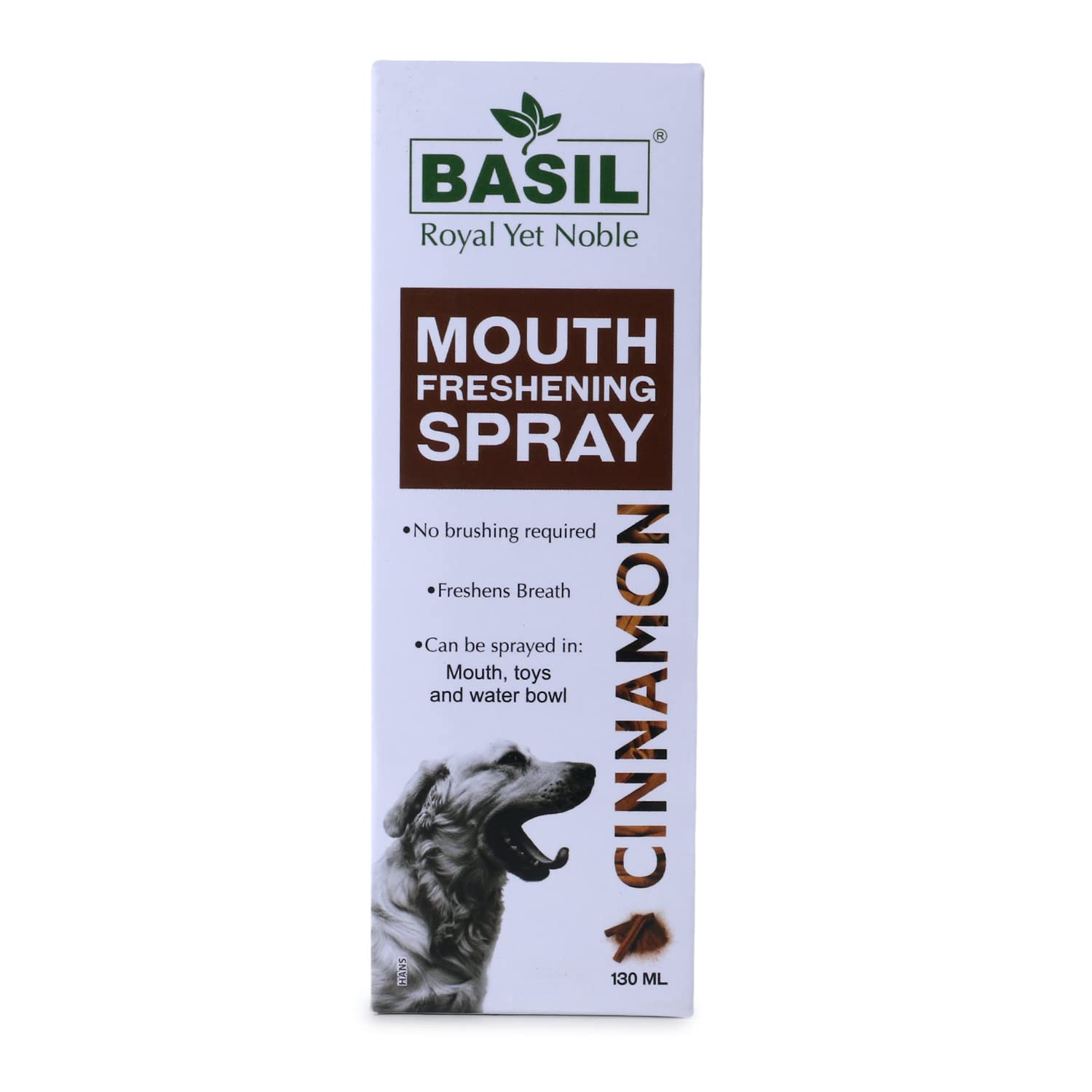 See full amazon price history chart for BASIL Cinnamon Herbal Mouth Freshening Spray, Completely Safe for Pets, Easy Spray (130ml) - Pack of 1 BASIL Cinnamon Herbal Mouth Freshening Spray, Completely Safe for Pets, Easy Spray (130ml) - Pack of 1 (B09F5ZMBZ8) Amazon Price History, Amazon Price Tracker