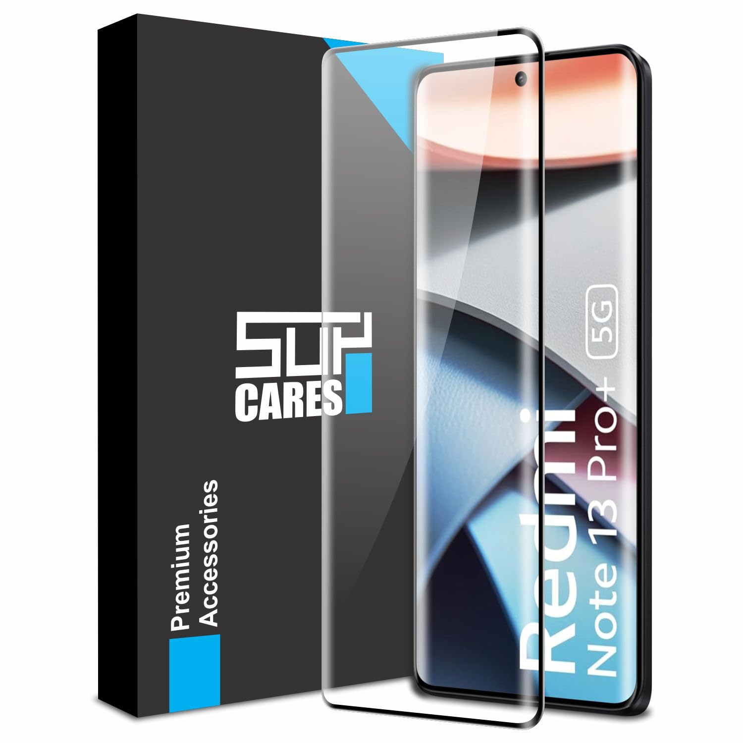 SupCares Edge to Edge Tempered Glass for Redmi Note 13 Pro Plus 5G (6.67 inch) with Easy Self Installation Kit | Black (B0D8T84Y8N) Amazon Price History, Amazon Price Tracker