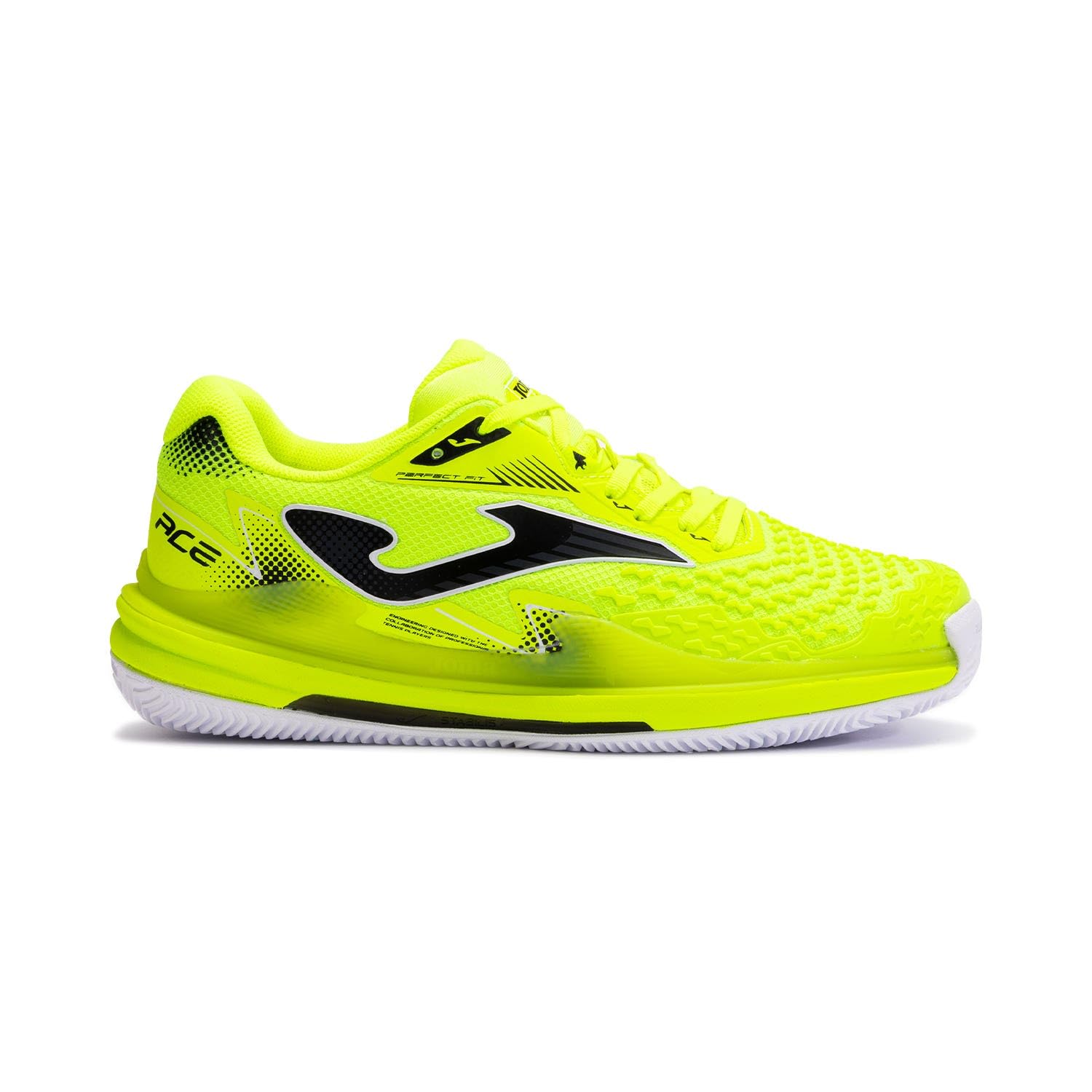 Joma Men's Ace Pro Series Sneaker, Fluorescent Yellow, 8 UK