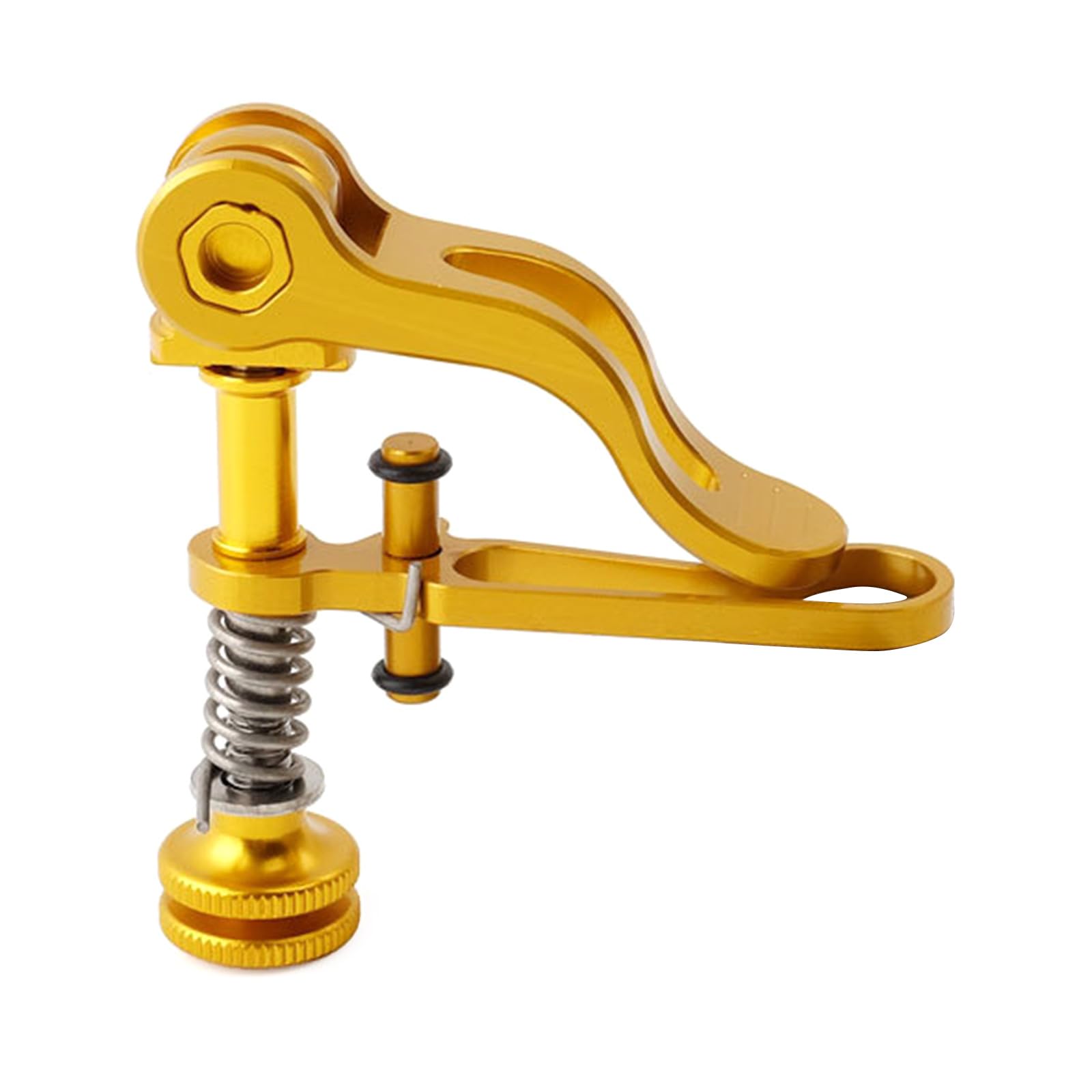 Jamieka Gold Bicycles Seats Post Clamp Aluminum Alloy Cycling Seats Clamp Post Saddles Bicycles Tube Clip Quick Releases Seatpost