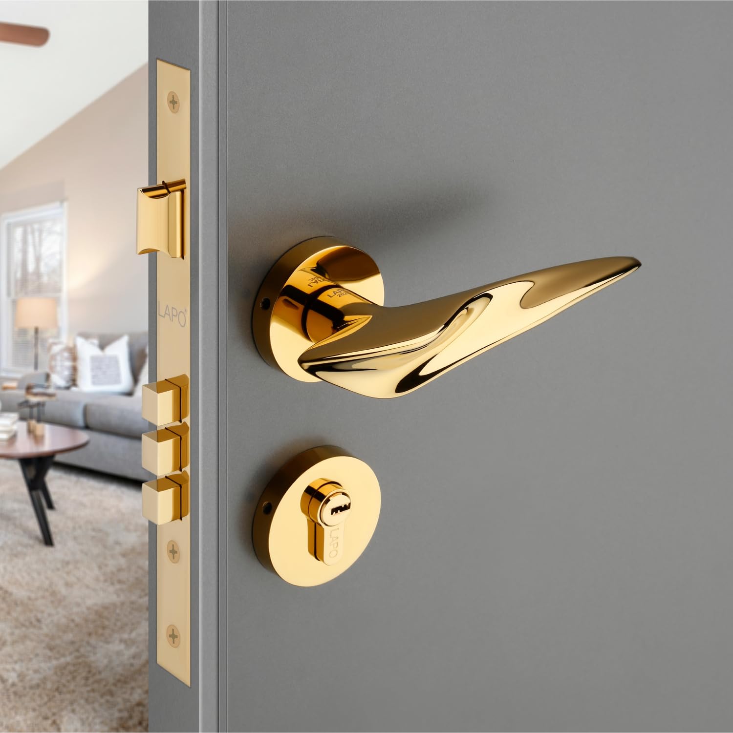 LAPO Mortise Lock - Secure & Stylish Door Lock -14