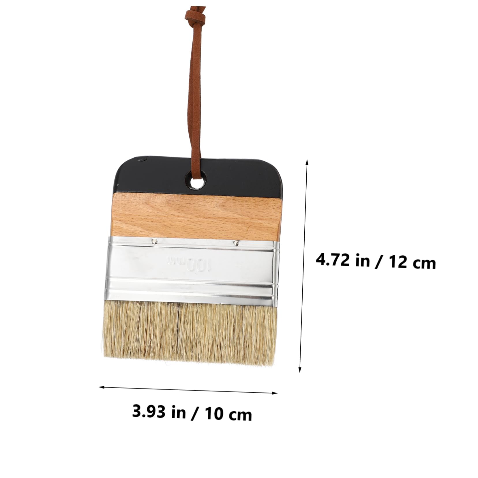 PLAFOPE 4pezzi Pennelli Setole Cinghiale Da Manico in Legno Pennello Per Decorazioni Domestiche Strumento Pittura Per Artista Pittura Olio