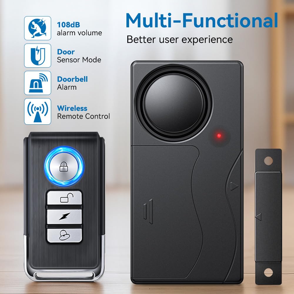 Tür-Fensteralarm SF03R, Schwarz