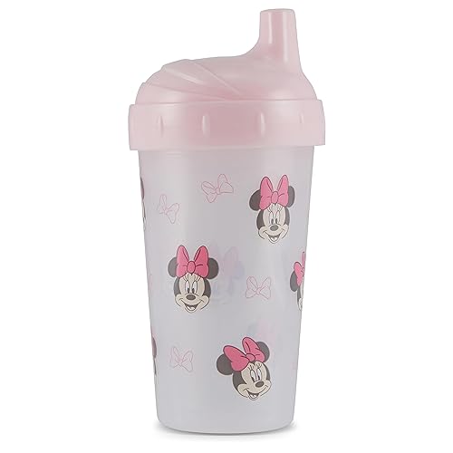 Miniatura 4 de Vasos para sorber para niñas | 10 onzas de Minnie Mouse Cup Pack de dos con popote y tapa | Botella de agua de viaje azul duradera a prueba de fugas