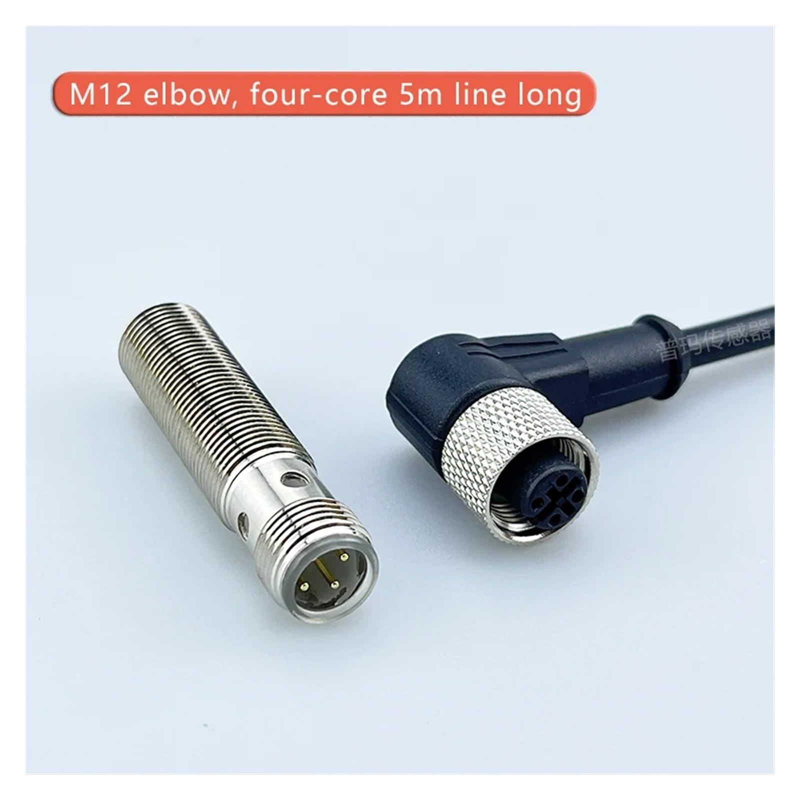 1 x kabel połączeniowy M8/M12, długość kabla 3 m/5 m, kabel połączeniowy przełącznik zbliżeniowy (PA-M12-L-5M)